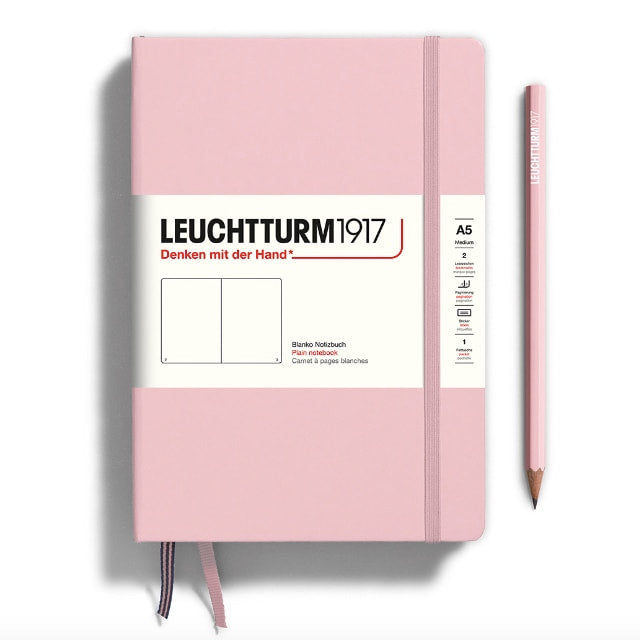 leuchtturm1917 - A5 Hardcover M - Powder - Plain