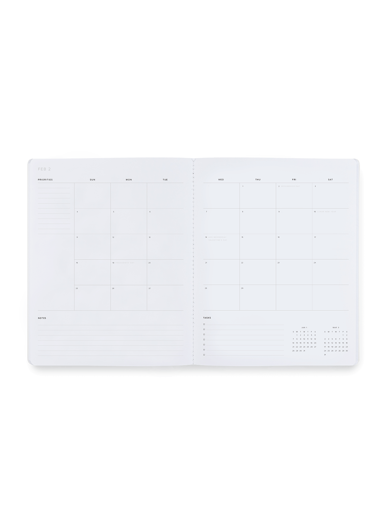 Appointed - 2025 Monthly Planner: Oxford Blue