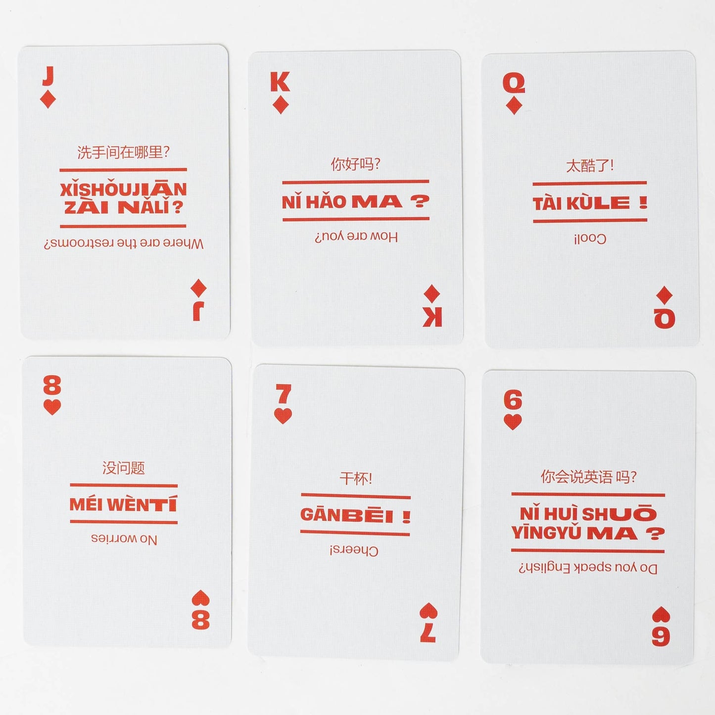 Lingo Playing Cards - Mandarin Travel Playing Cards