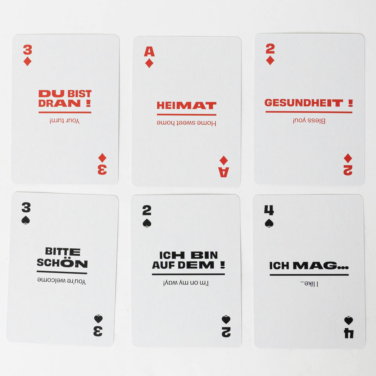 Postscript Cards Lingo Playing Cards - German Travel Playing Cards – post.script.