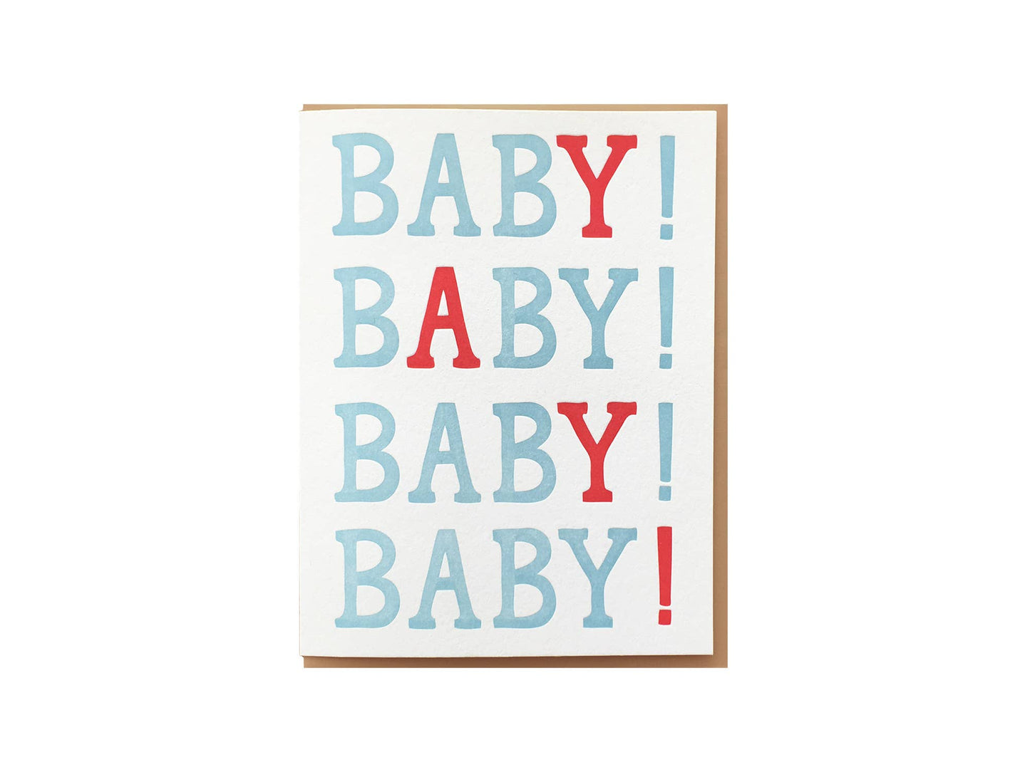 Noteworthy Paper & Press - Yay Baby Card