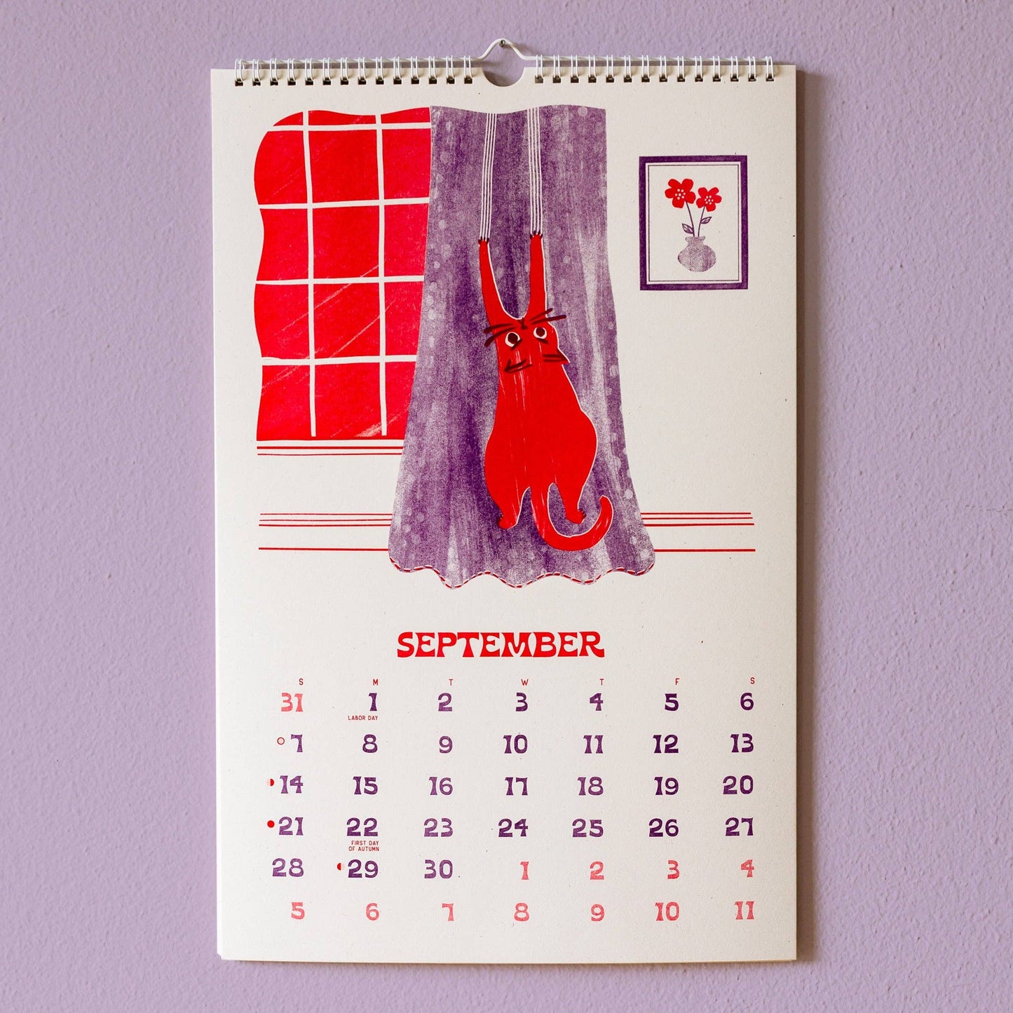 Bromstad Printing Co. - 2025 Risograph Wall Calendar - Ain't Life Grand?