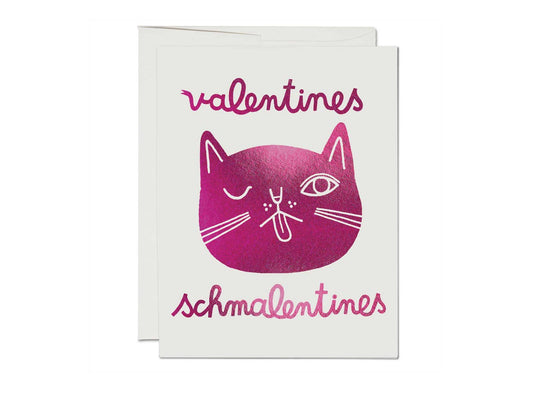 Red Cap Cards - Valentines Schmalentines Valentine's Day greeting card