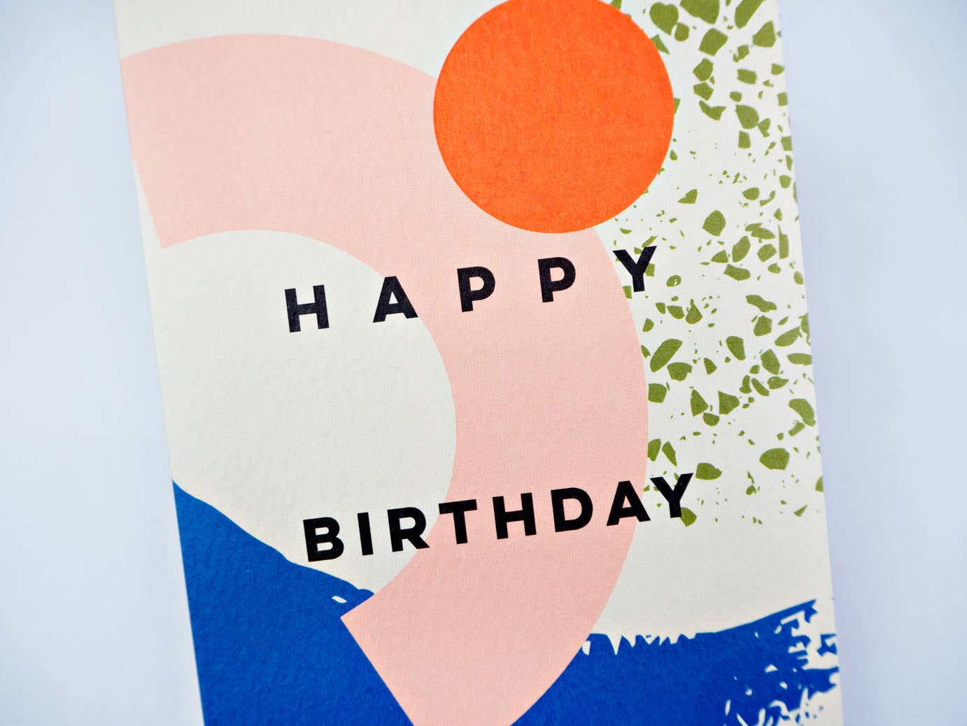 The Completist - Memphis Brush Birthday Card