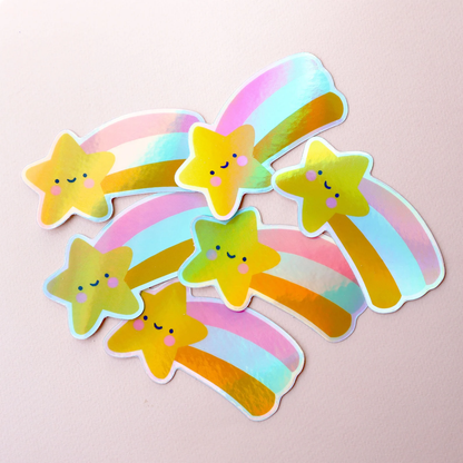 Yay! It's Vica - Holographic Shooting Star Sticker