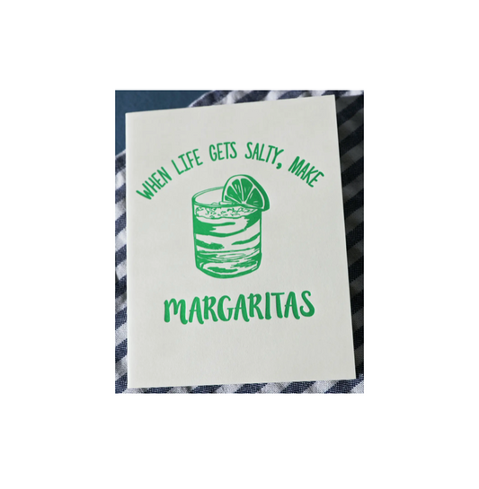 Coffee n Cream Press - Life is Salty Margarita Card