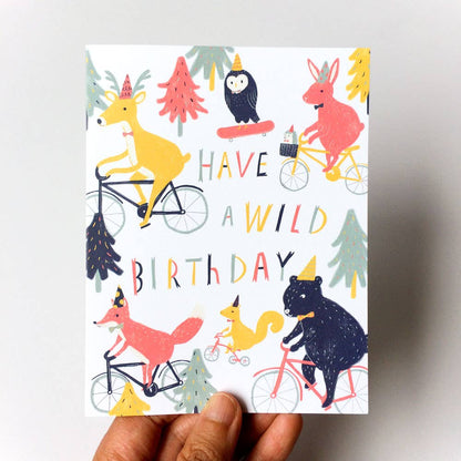 Honeyberry Studios - Have a Wild Birthday Greeting Card