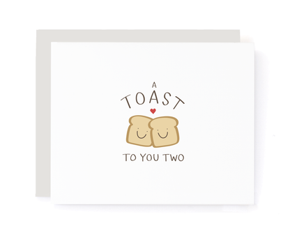 A Jar Of Pickles - A Toast to You Two Congrats Card