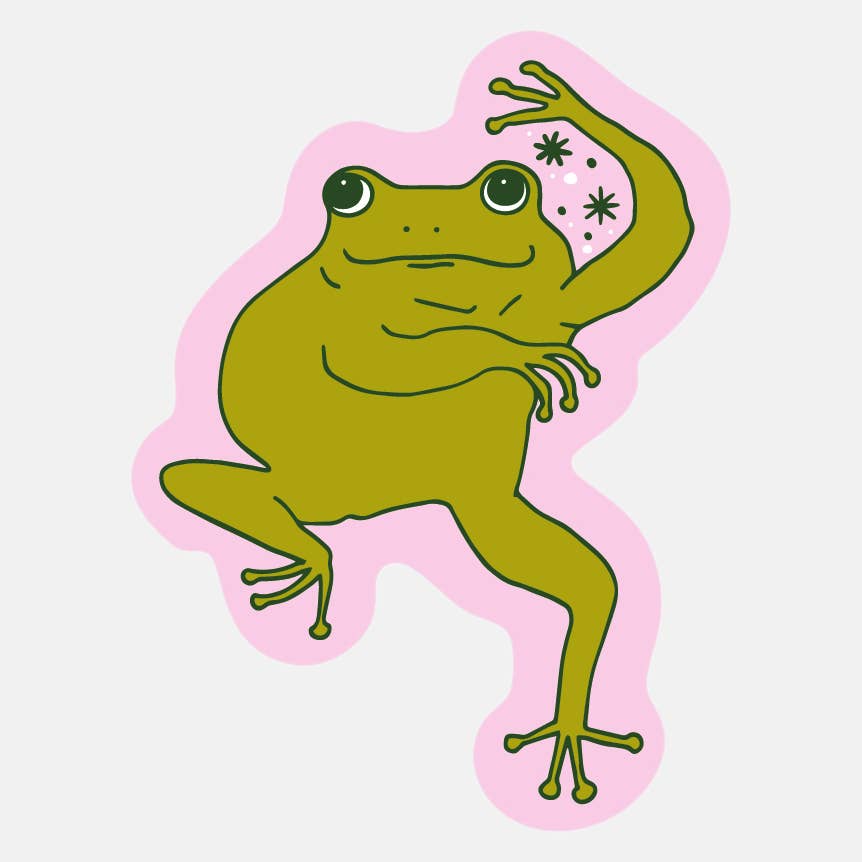 The Good Twin - Dancing Frog Sticker