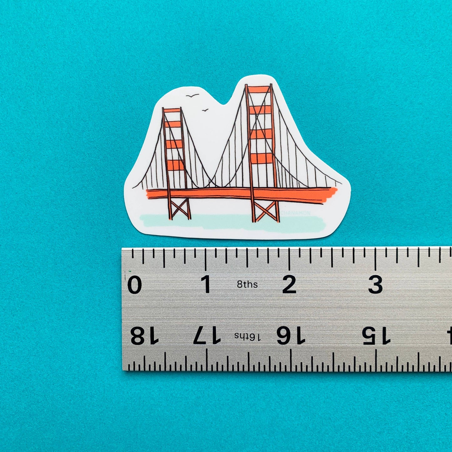 Maison Chanamon - Golden Gate Bridge San Francisco Sticker