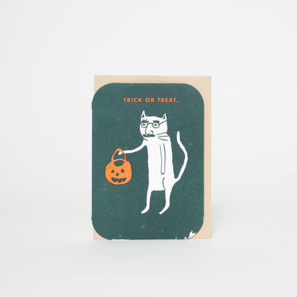 EGG PRESS -- Trick or Treat Costume Cat: Paper tab