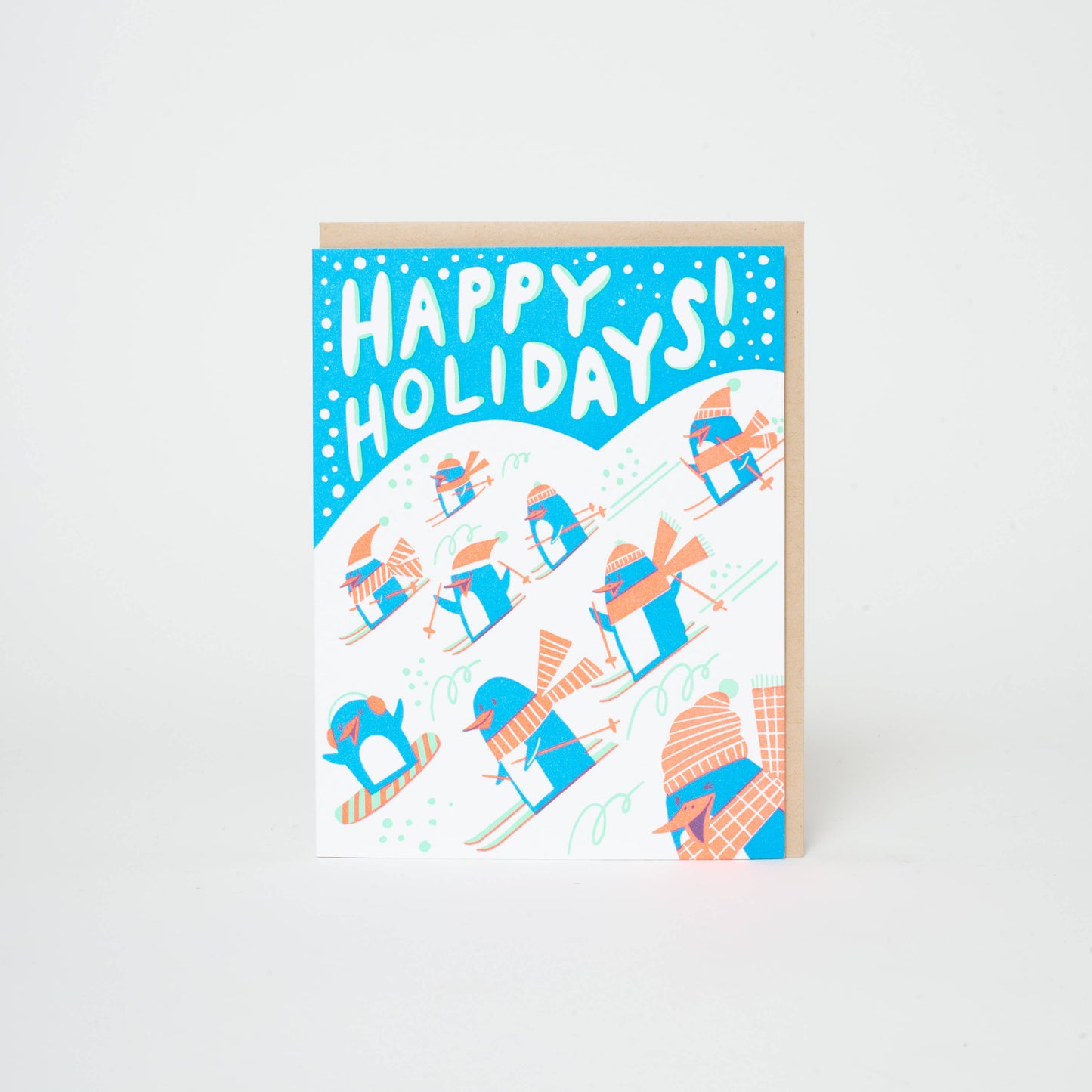 HELLO! LUCKY -- Happy Holidays Penguins: Paper tab