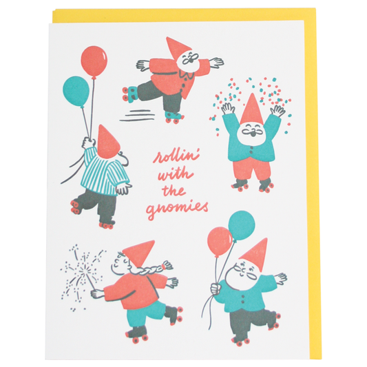 Smudge Ink - Gnomies Birthday Card