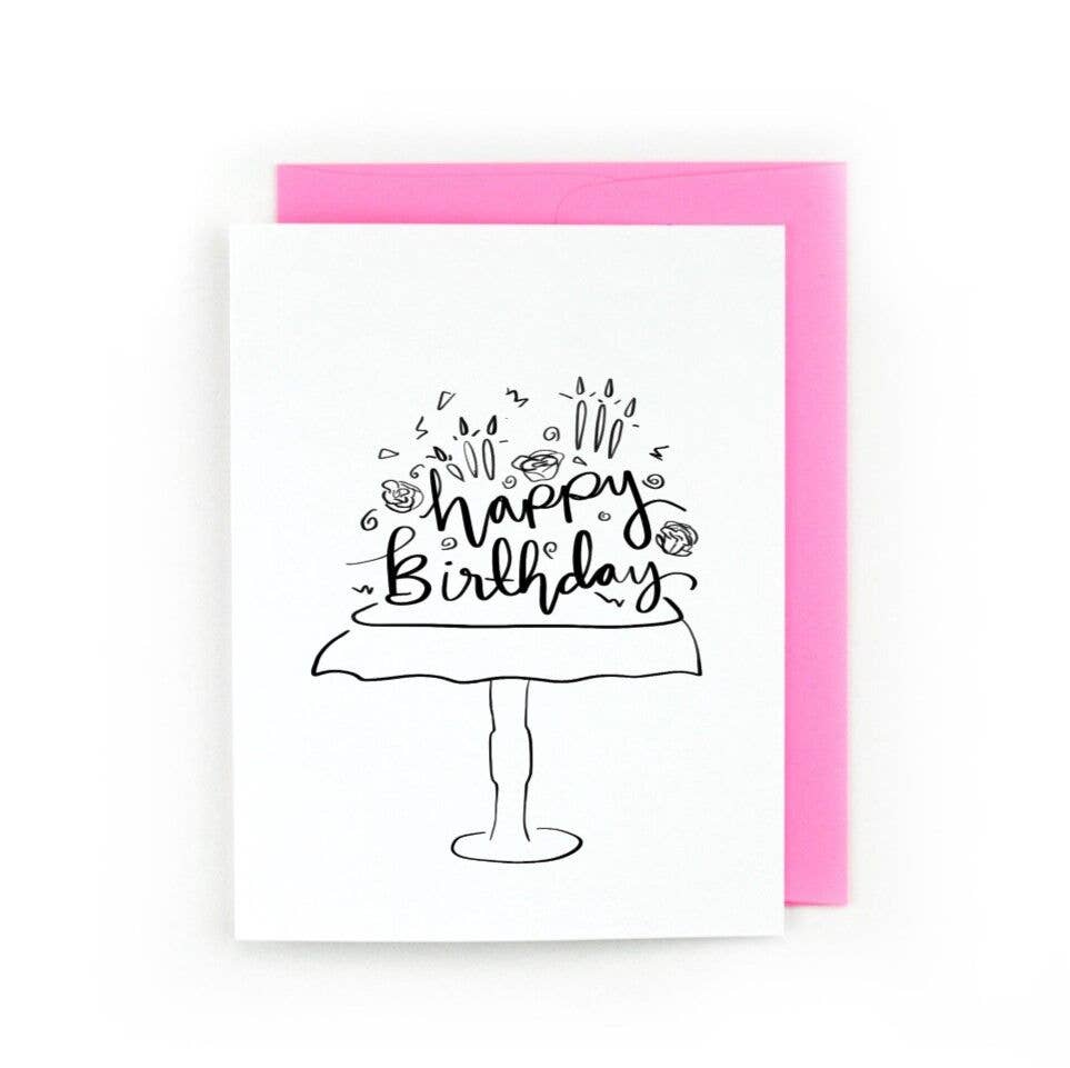 Pretty Peacock Paperie - Happy Birthday