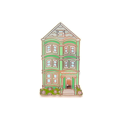 Brenna Daugherty - San Francisco Green House Enamel Pin