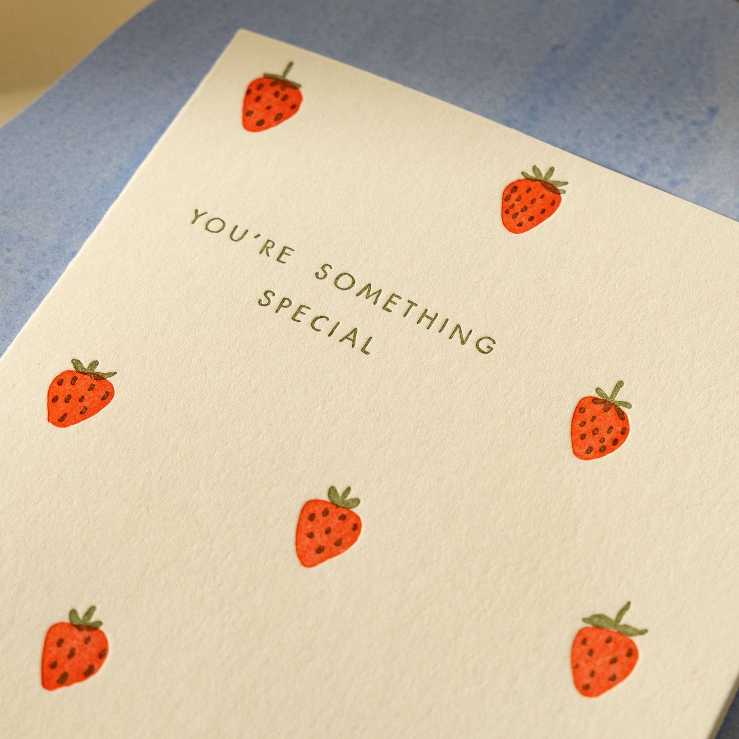 Homework Letterpress - You're Something Special