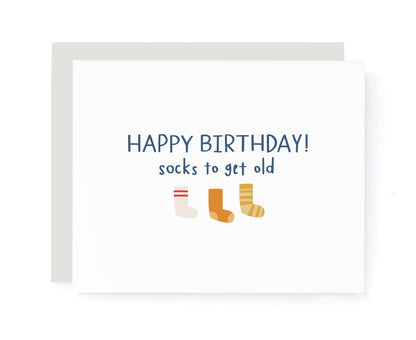 A Jar Of Pickles - Socks To Get Old Birthday Birthday Card