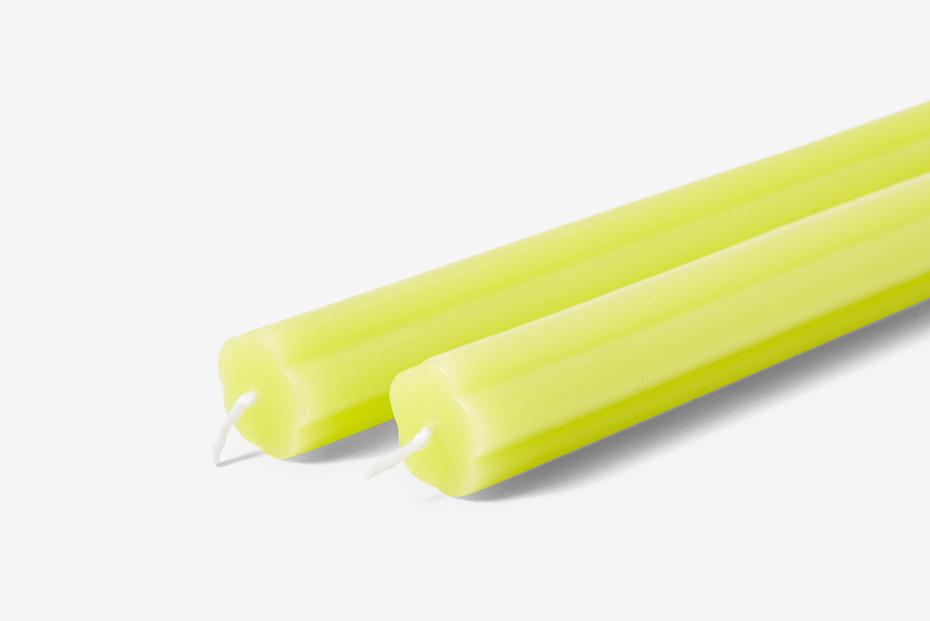 Areaware - Dusen Dusen Taper Candles - Yellow