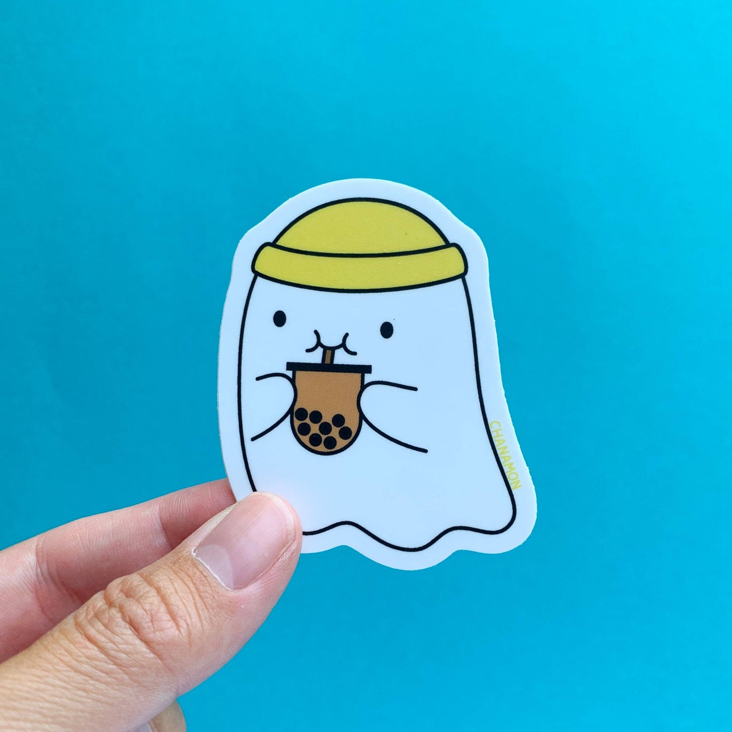 Maison Chanamon - Bubble Tea Ghost Sticker