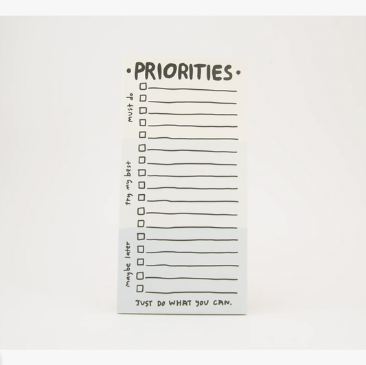 People I've Loved - Priorities Notepad