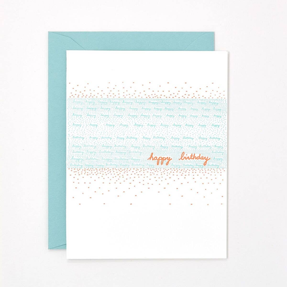 Helen Edna - Birthday River Letterpress Card