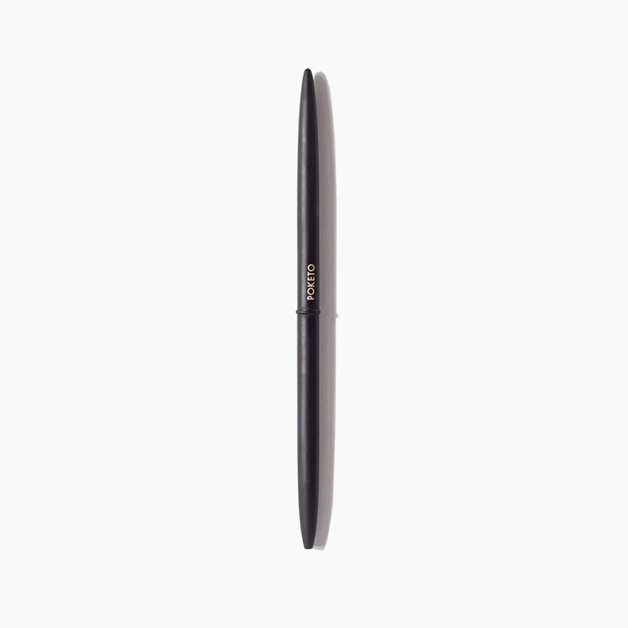 Poketo - Slim Ballpoint Pen - Matte Black - Black Ink
