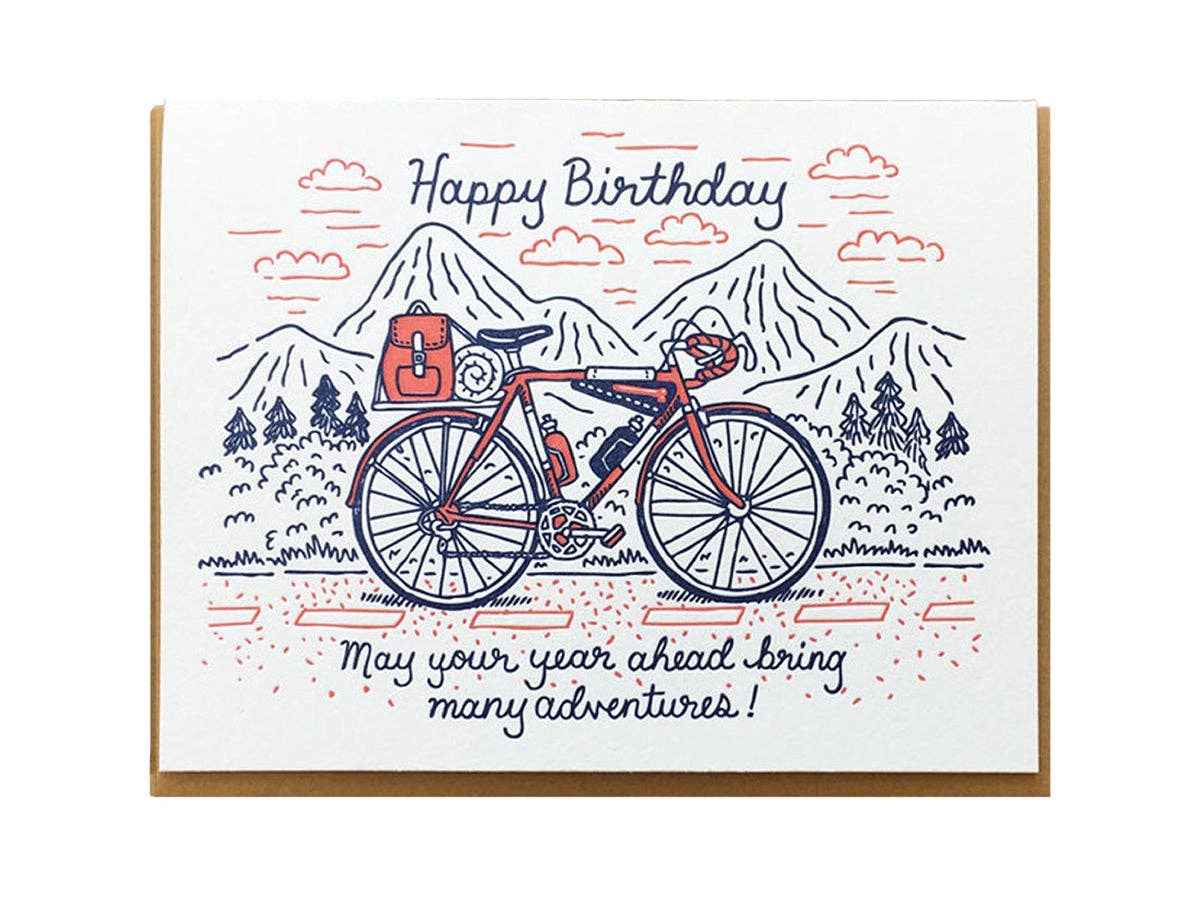 Noteworthy Paper - Birthday Bicycle Card