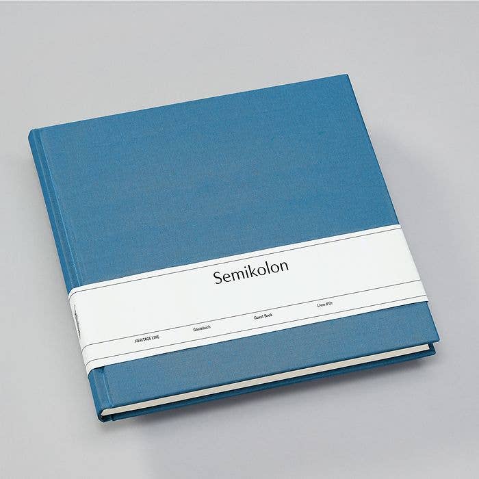 Semikolon - Heritage Line - Guest Book: Azzurro