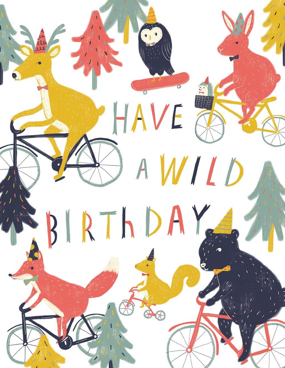 Honeyberry Studios - Have a Wild Birthday Greeting Card