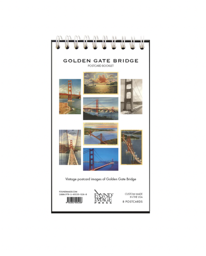 Found Image - GOLDEN GATE BRIDGE Postcard Booklet -