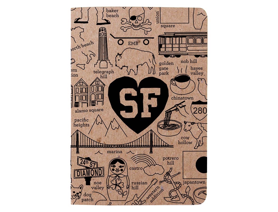 Maptote - San Francisco Hoods Booklet