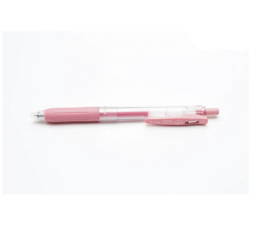 Zebra Sarasa Clip Gel Retractable 0.5mm Pen - Milk Pink