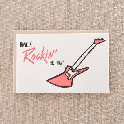 Pike Street Press - Rockin' Birthday Greeting Card