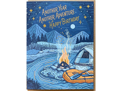 Noteworthy Paper & Press - Campfire Birthday Card