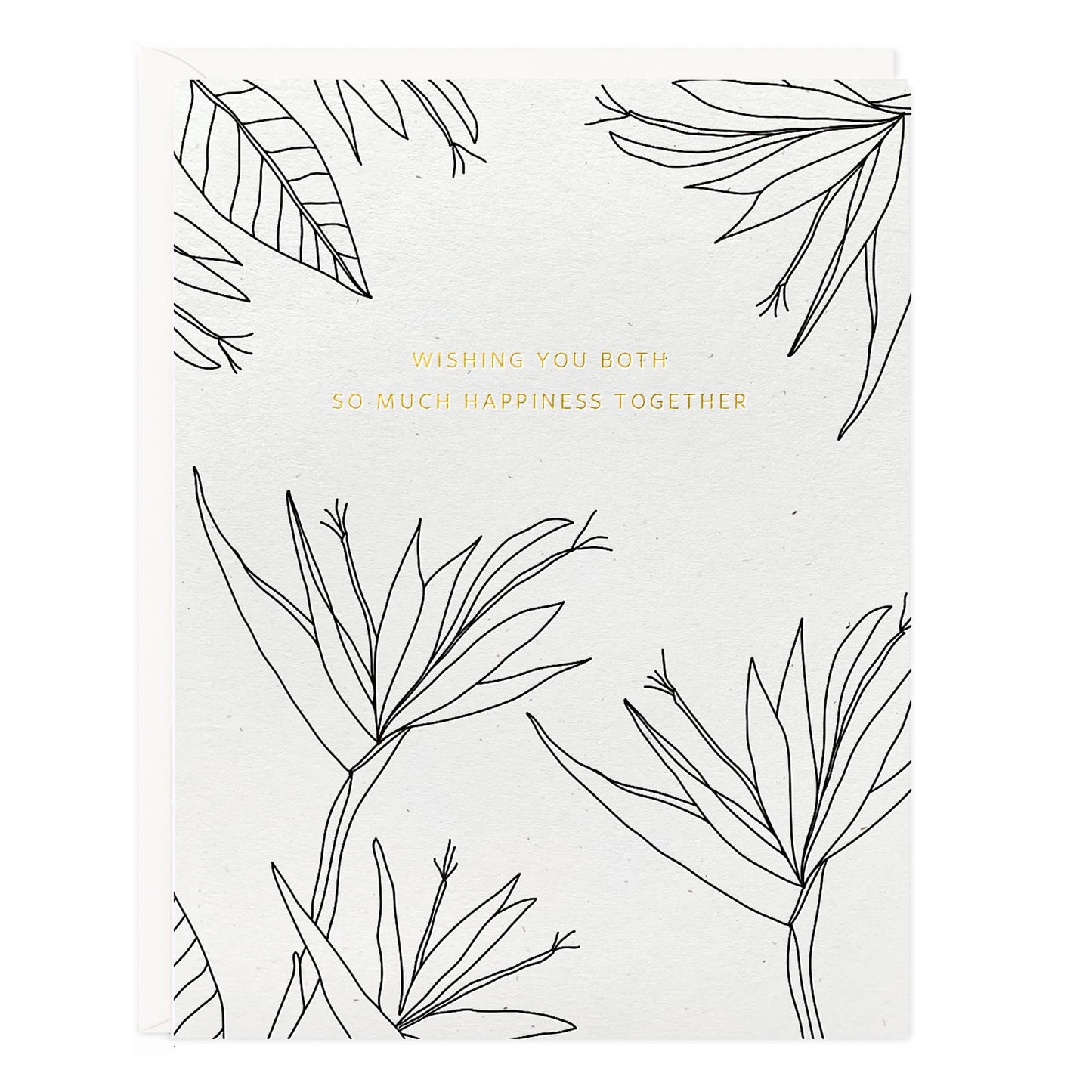 Ramona & Ruth - Happiness Wedding Botanical Card