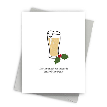 Fine Moments - Wonderful Pint – Holiday Greeting Cards