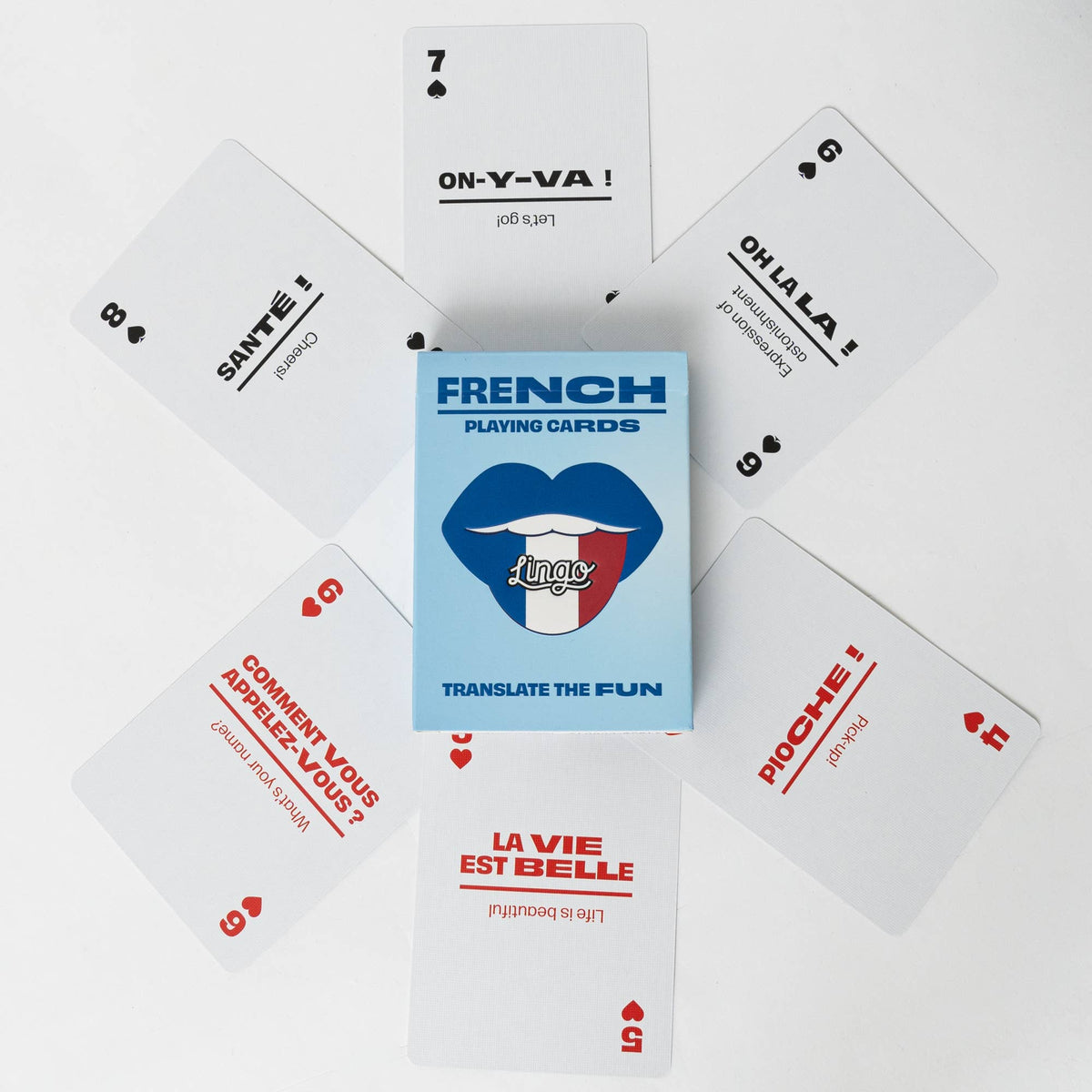M37 Postscript Card Lingo Playing Cards - French Travel Playing Cards – post.script.