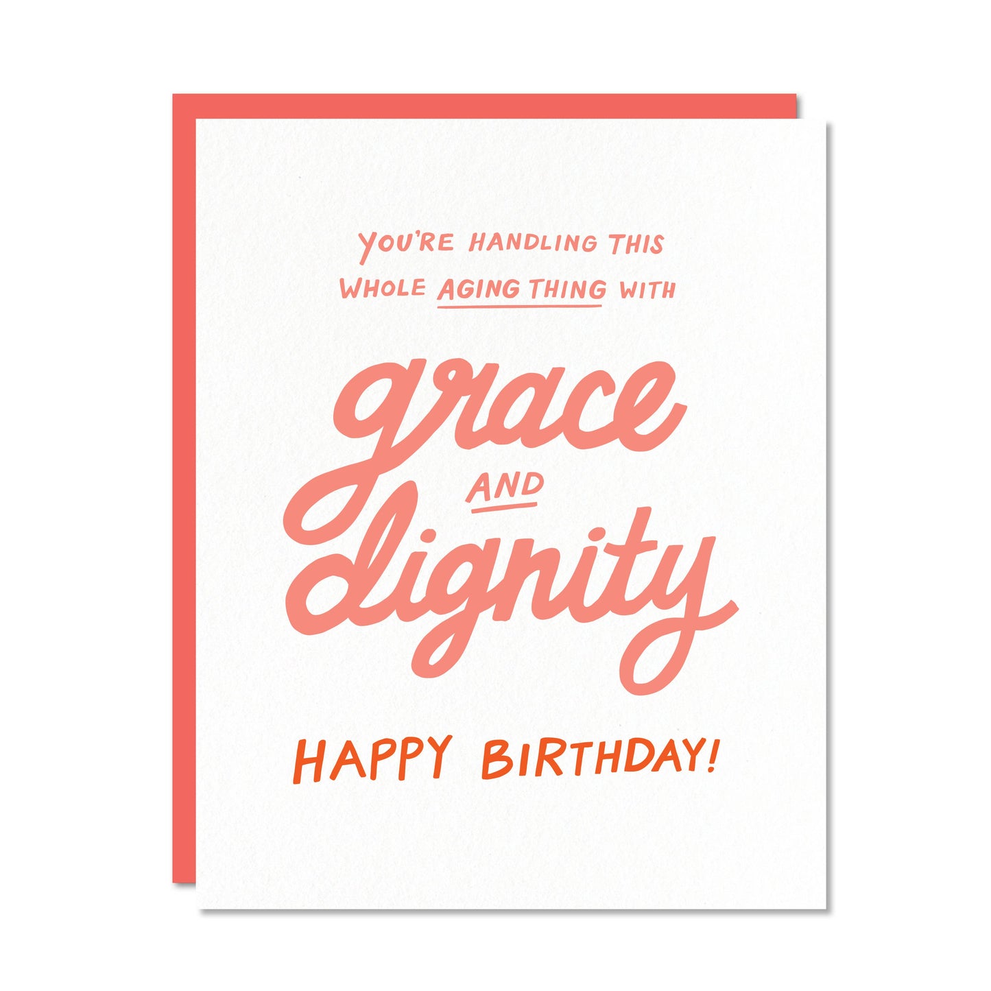 Odd Daughter - Grace & Dignity - Birthday Card