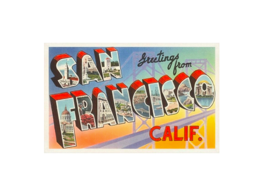 Found Image - SF-41 Greetings from SF Magnet