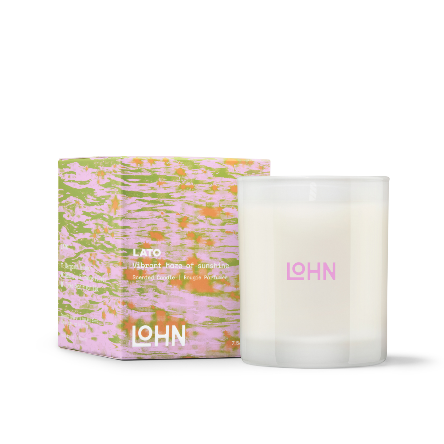 LOHN - 7.5oz Candle - LATO Lemon & Tonka Bean