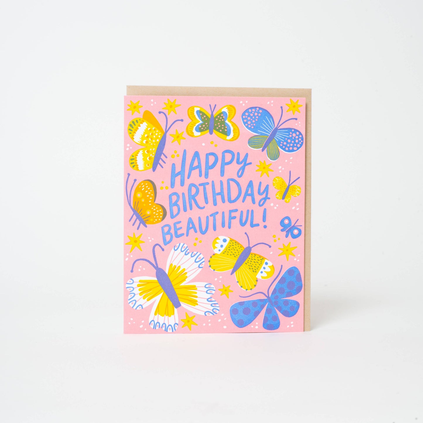 HELLO! LUCKY -- Beautiful Butterfly Birthday: Paper tab