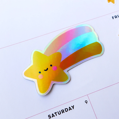 Yay! It's Vica - Holographic Shooting Star Sticker