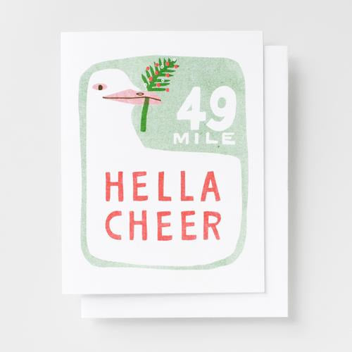 Yellow Owl - Hella Cheer - Card