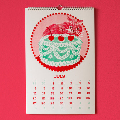 Bromstad Printing Co. - 2025 Risograph Wall Calendar - Ain't Life Grand?