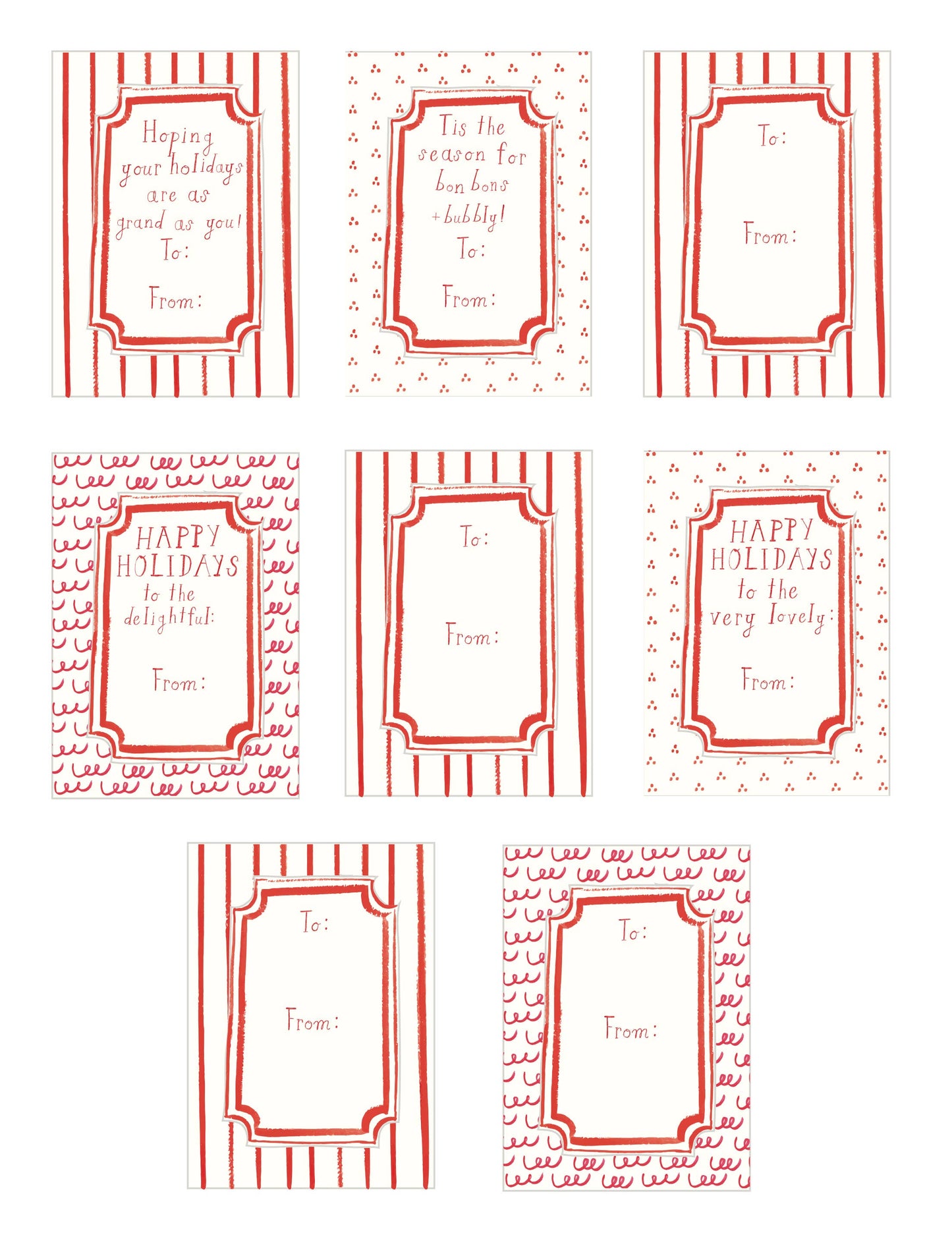 Mr. Boddington's Studio - Absurdly Delightful Holiday Gift Tags