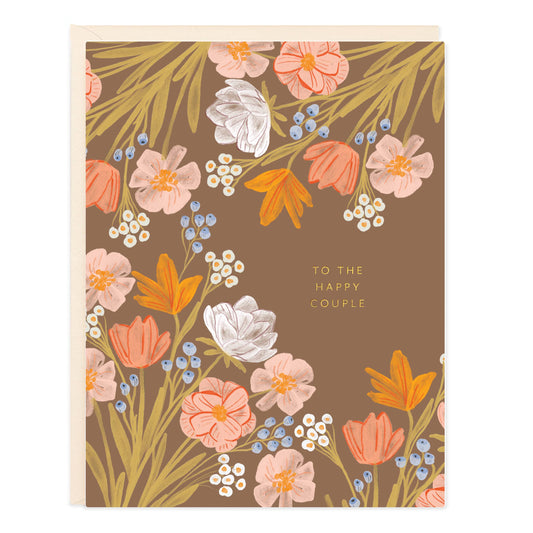 Ramona & Ruth - Happy Couple Flowers Card
