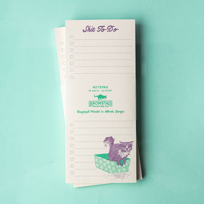 Bromstad Printing Co. - Sh*t To Do - Risograph Notepad