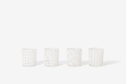 Areaware - Dusen Dusen Pattern Glasses - White