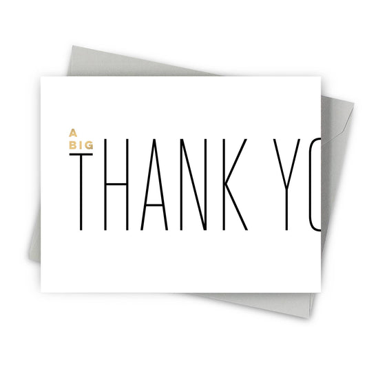 Fine Moments - A Big Thank You Card