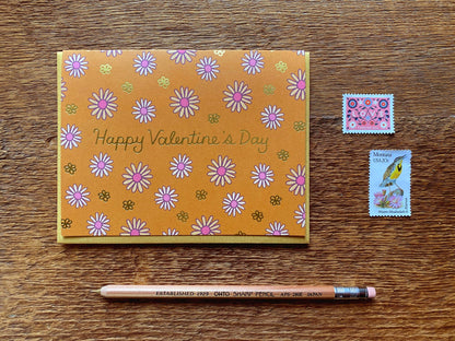 Noteworthy Paper - Happy Valentine's Daisies Card